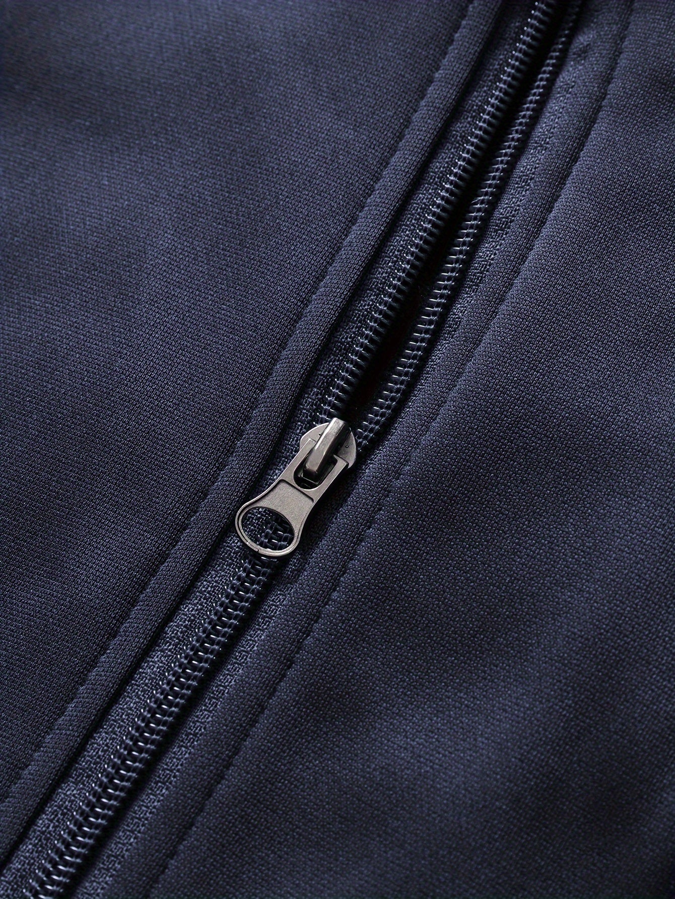 Spring And Autumn Style Men'S Zipper Open Cardigan Sports Suit