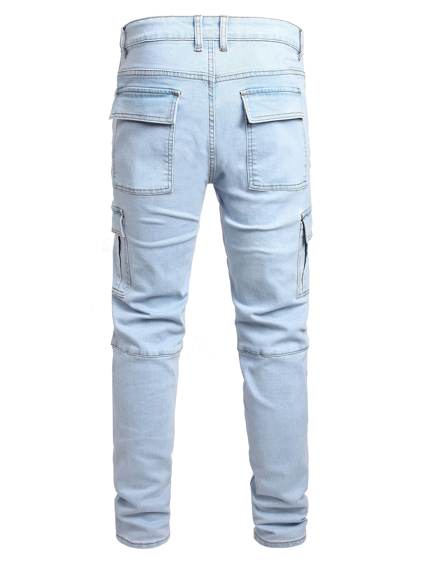 Men'S Slim Fit Jeans Stretch Ripped Skinny Jeans for Men, Fashion Straight Leg Comfort Flex Waist Casual Pants, Pants for Men, Pantalones Para Hombr, Mens Sweatpants