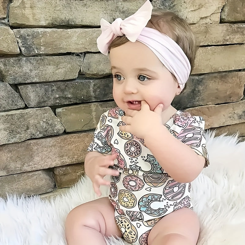 20pcs Baby Girls Nylon Headbands Turban Hair with Bows Hair Band Elastic Hair Accessories for Kids Toddlers Infants Newborn
