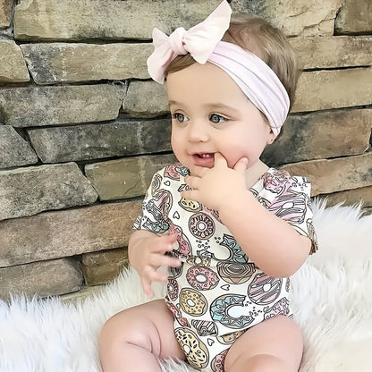 20pcs Baby Girls Nylon Headbands Turban Hair with Bows Hair Band Elastic Hair Accessories for Kids Toddlers Infants Newborn