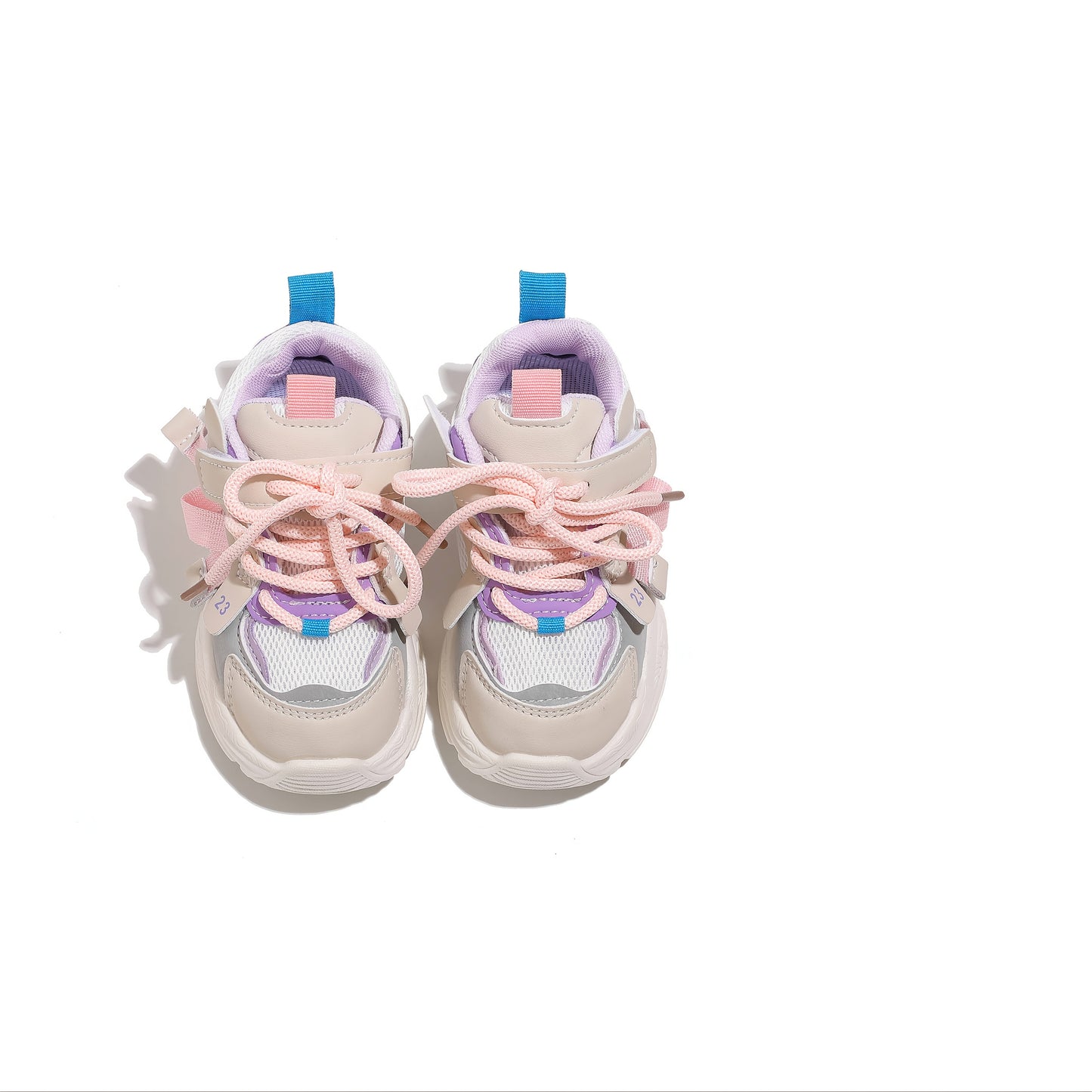 Girls' Shoes Breathable Spring Spring Mesh Surface Boys' Sneakers Soft Soles Medium Small Children Daddy Shoes Baby Shoes Casual Shoes