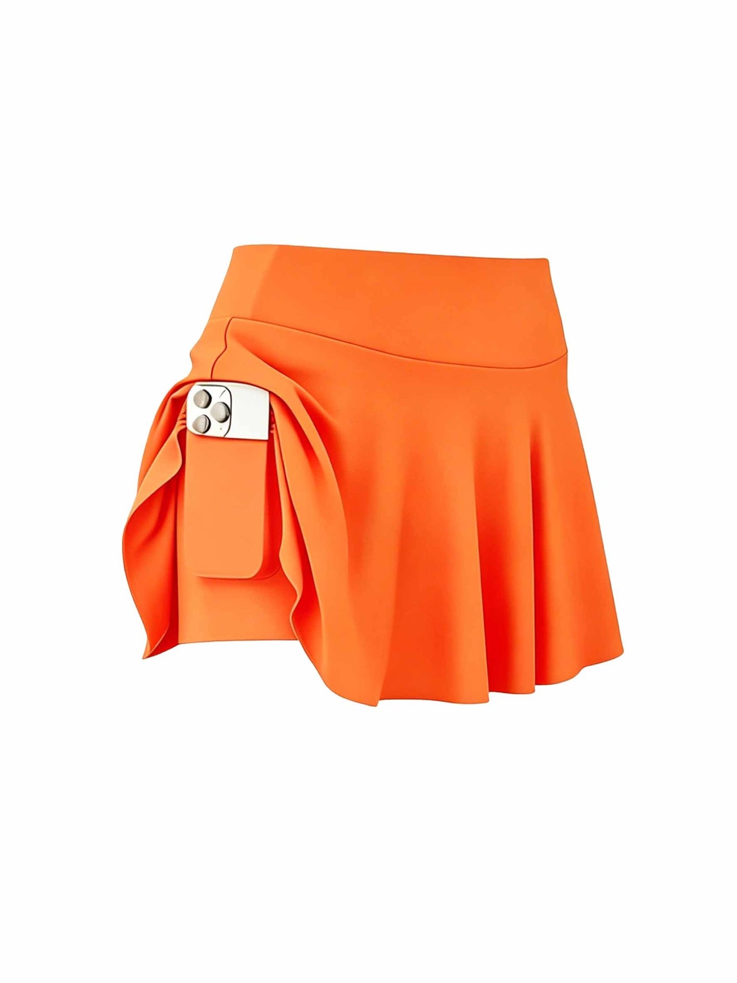 4pcs Women's Athletic Skorts Fake 2pcs Skirt Pants Elegant High Waist Skirt Summer Korean Style with Pockets Breathable Slim Fit Yoga Skirt Built-in Shorts Anti-Exposure Running Fitness Tennis Sports Skirt Gift for Wife Family Friends