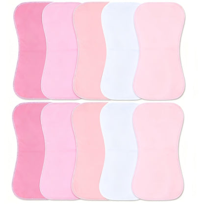 Burp Cloth - 10-pack Cloths Washcloths Rags