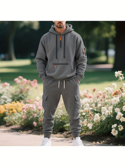 Men's Tracksuit Set - Coordinated Style Style 71083237