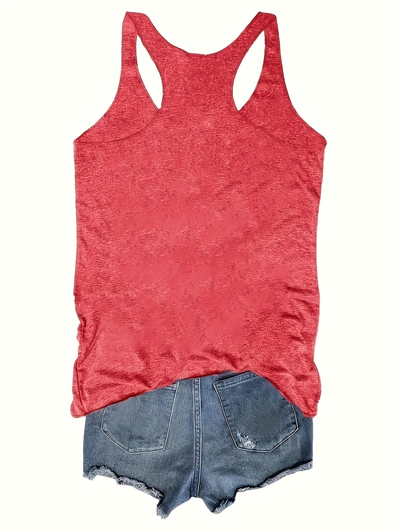 Sinhoon 5pcs Stretchy Fabric Sleeveless Tank Tops - Comfortable Round Neck Casual Tops for Spring & Summer - Versatile Clothing