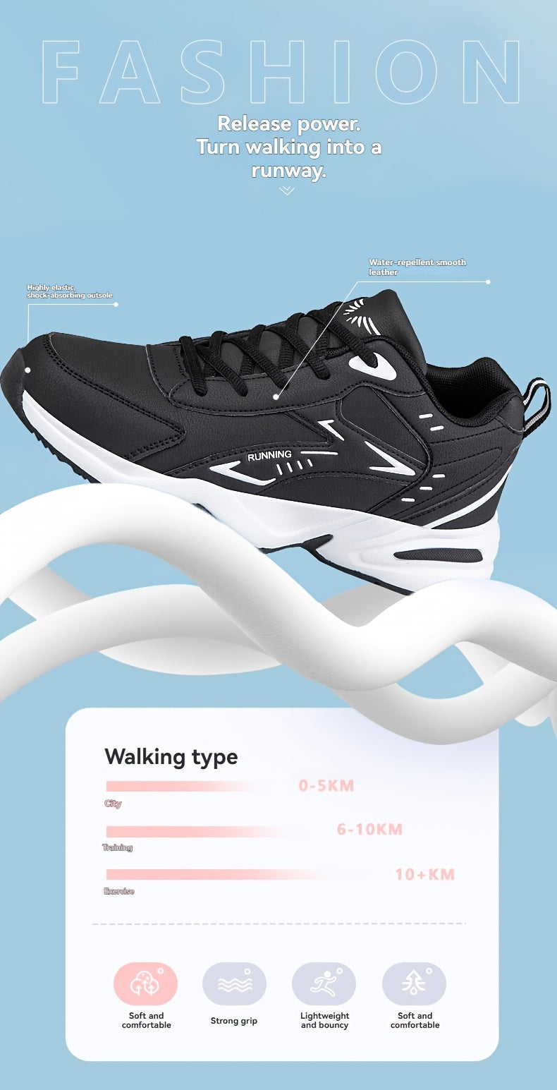 Men's Height-Increasing Sneakers Suitable for Teenagers & Students - Lightweight Upper & MD Sole, Low-Top Round Toe Sneakers for, Sports, Outdoor, Casual Wear - Large Size Comfortable Lace-Up