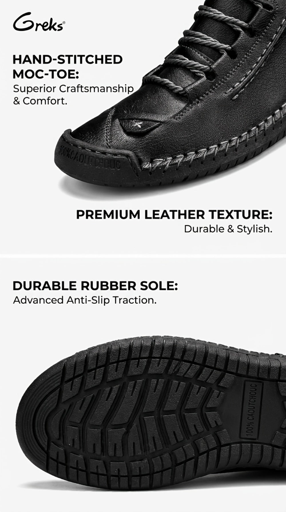 Men's Boots - Breathable Comfort & Lightweight Design