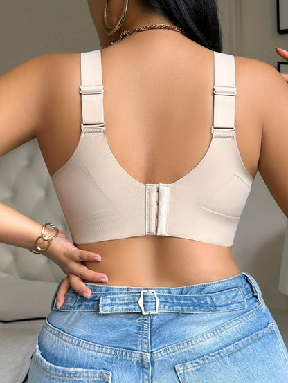 Women's Cross-Back Wireless Bra - Unpadded, High Support