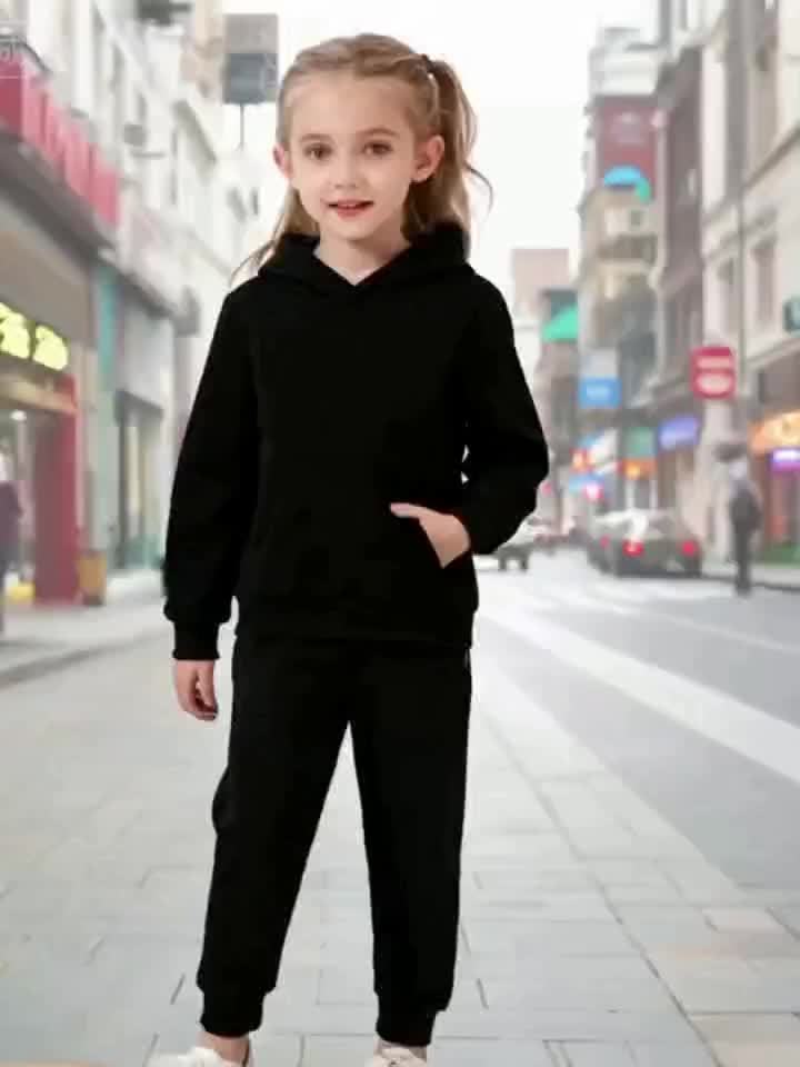 Randomly Send 1pc Girls' Hooded Sweatshirt - Autumn And Winter Fashionable Print Long-Sleeved, Inspiring Letter Print And Gymnathy-Themed Slogan