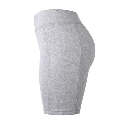 LADIES COTTON 15 INCH OUTSEAM SHORTS WITH POCKETS