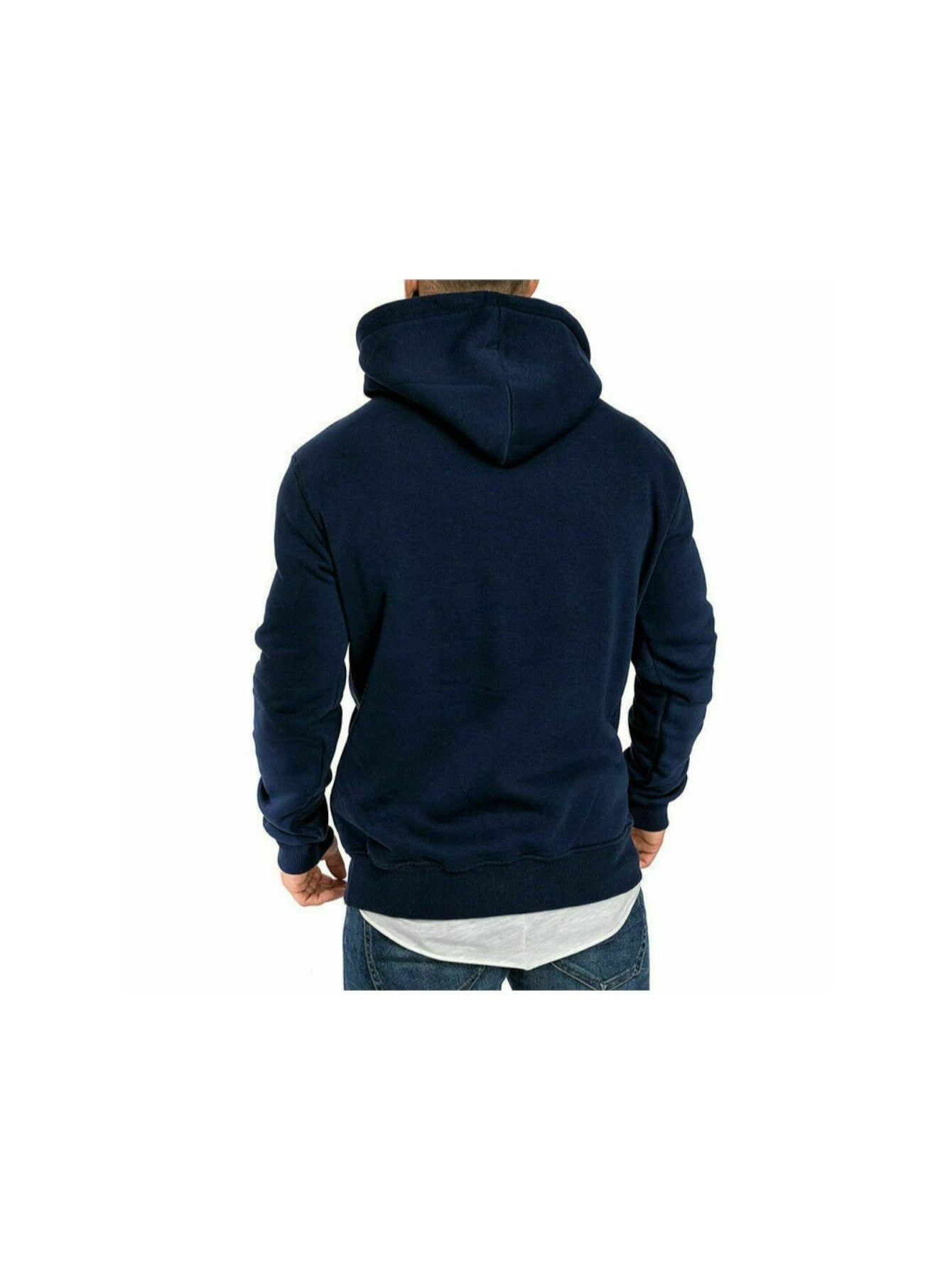 CRAZYHONEY Men Hoodie Casual Hooded Solid Pocket Cup Slim Fit Sweatshirts Pullover Sweater Tops Long Sleeve