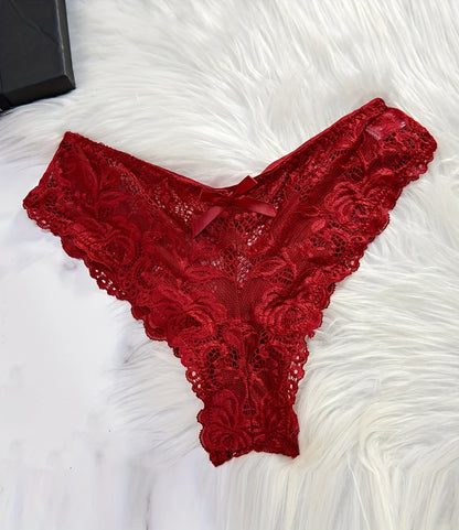 3Sets/6pcs Sexy Lingerie Set for Women Sheer Mesh & Lace Nightgown In Red/ Blue/ Black | Strappy, Adjustable, Intimate Sleepwear for Home, Hotel & Valentine's.