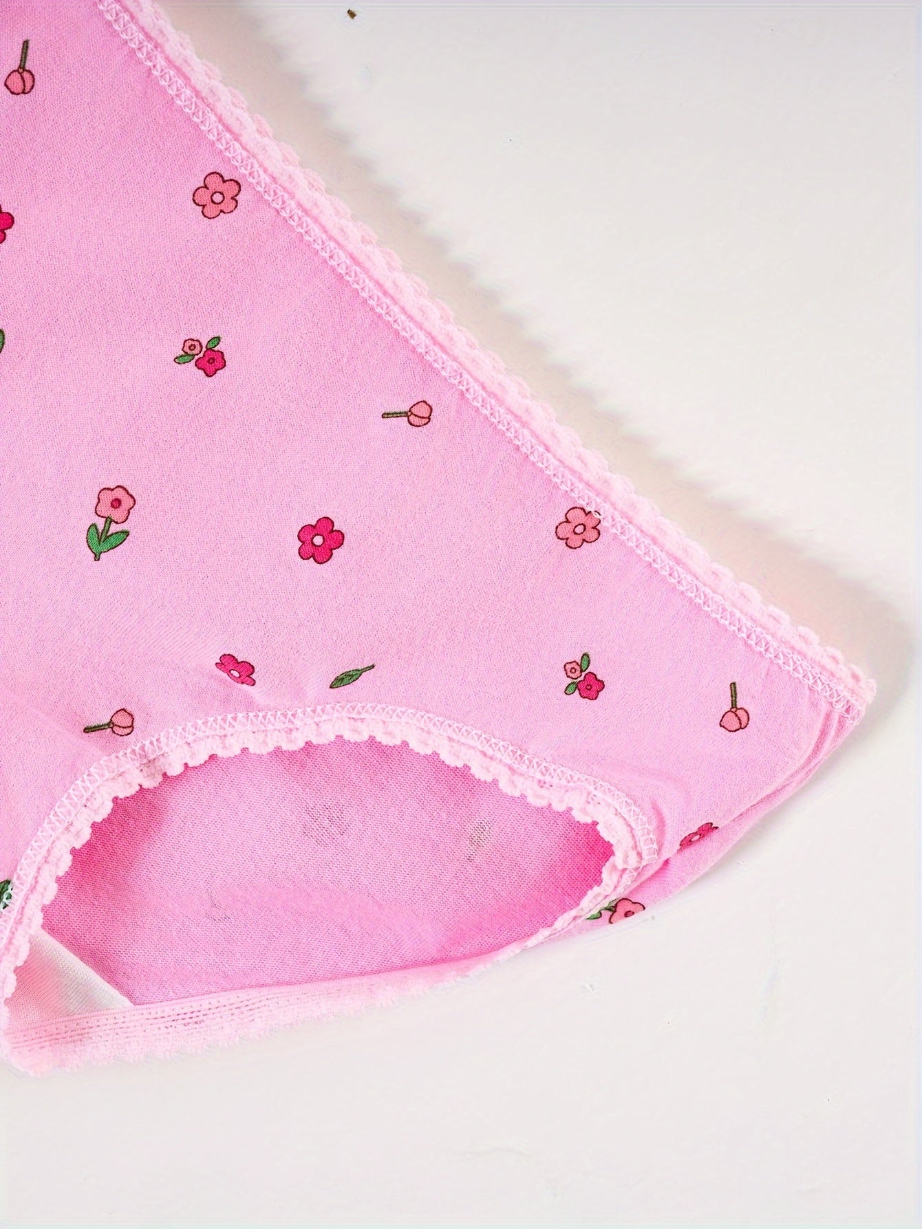 Random 8pcs: Cute Floral Printed Tri-Shorts for Little Girls - Soft, Stretchy, And Perfect for All Seasons