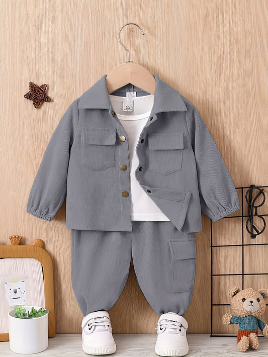 Boys' 2-Piece Sports Outfit Set - Autumn Winter Style – main product image