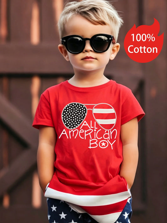 Boys' All American T-Shirt - Patriotic Graphic – main product image