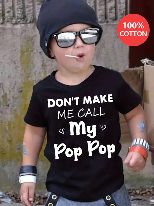 Boys' Casual T-Shirt – Black Colorway 76869 – Black option – main product image