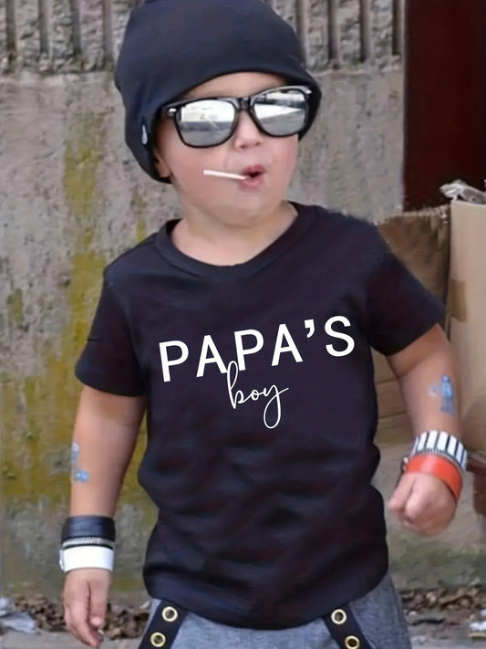 Boys' Casual T-Shirt - Short Sleeve 6405 – Black option – main product image