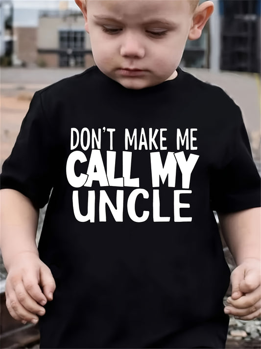 Boys' Casual T-Shirt - Short Sleeve Fall – Black option – main product image