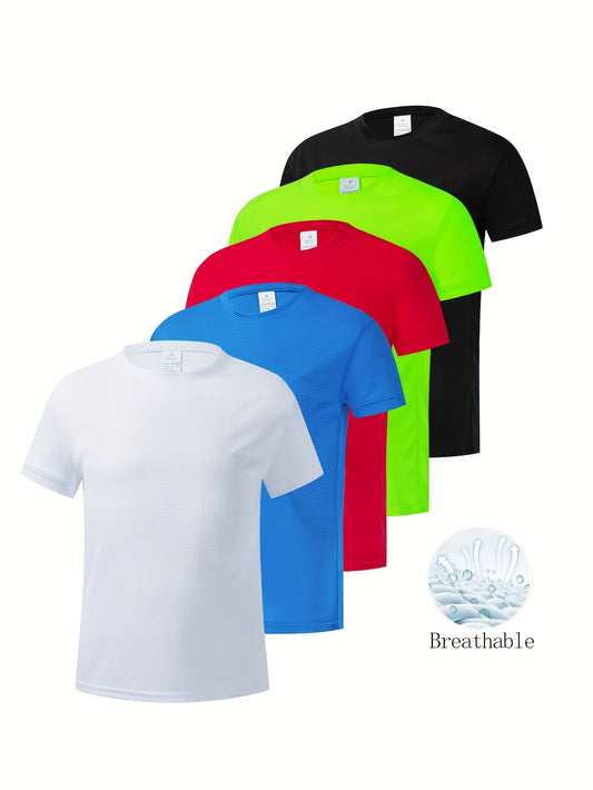 Boys Classic Performance T-Shirt - Short Sleeve – White option – main product image