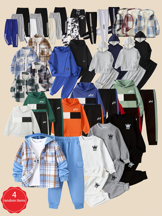 Boys Clothing Multipack - 4-Piece Casual Sportswear Set – main product image