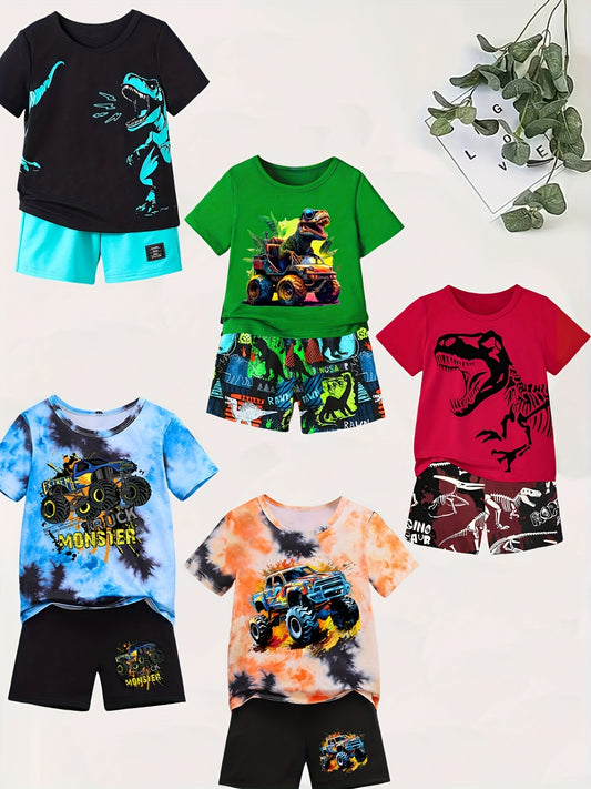Boys' Dinosaur Outfit Set - Summer – main product image