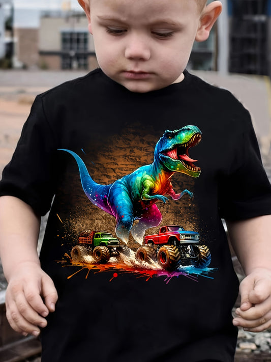 Boys' Dinosaur Print T-Shirt - Short Sleeve – main product image