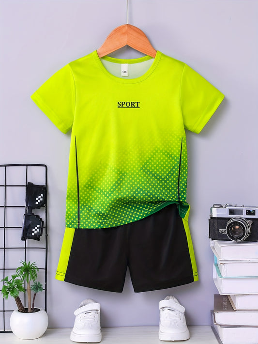 Boys' Graphic Outfit Set - Short Sleeve Summer – main product image