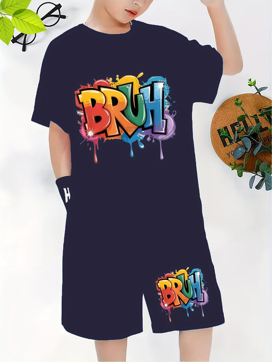 Boys' Graphic Outfit Set - Summer – main product image