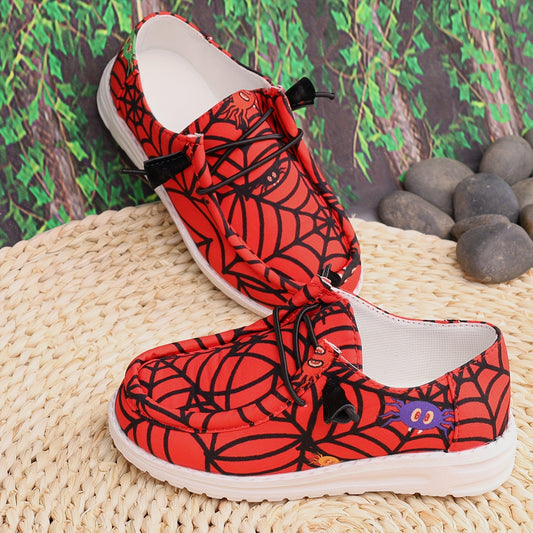 Boys' Loafers & Slip-Ons – Boys Sneakers - Breathable Mesh & Lightweight – Red option – main product image