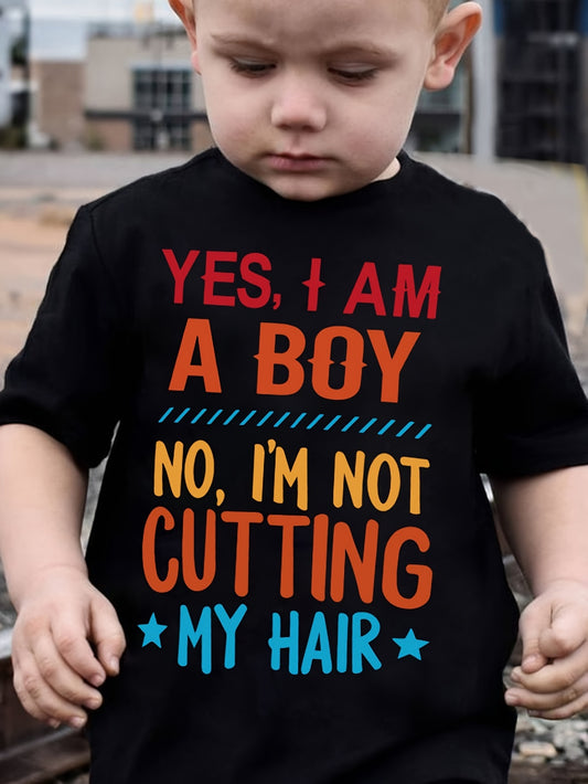 Boys' Yes I Am Graphic T-Shirt - Short Sleeve – Black option – main product image