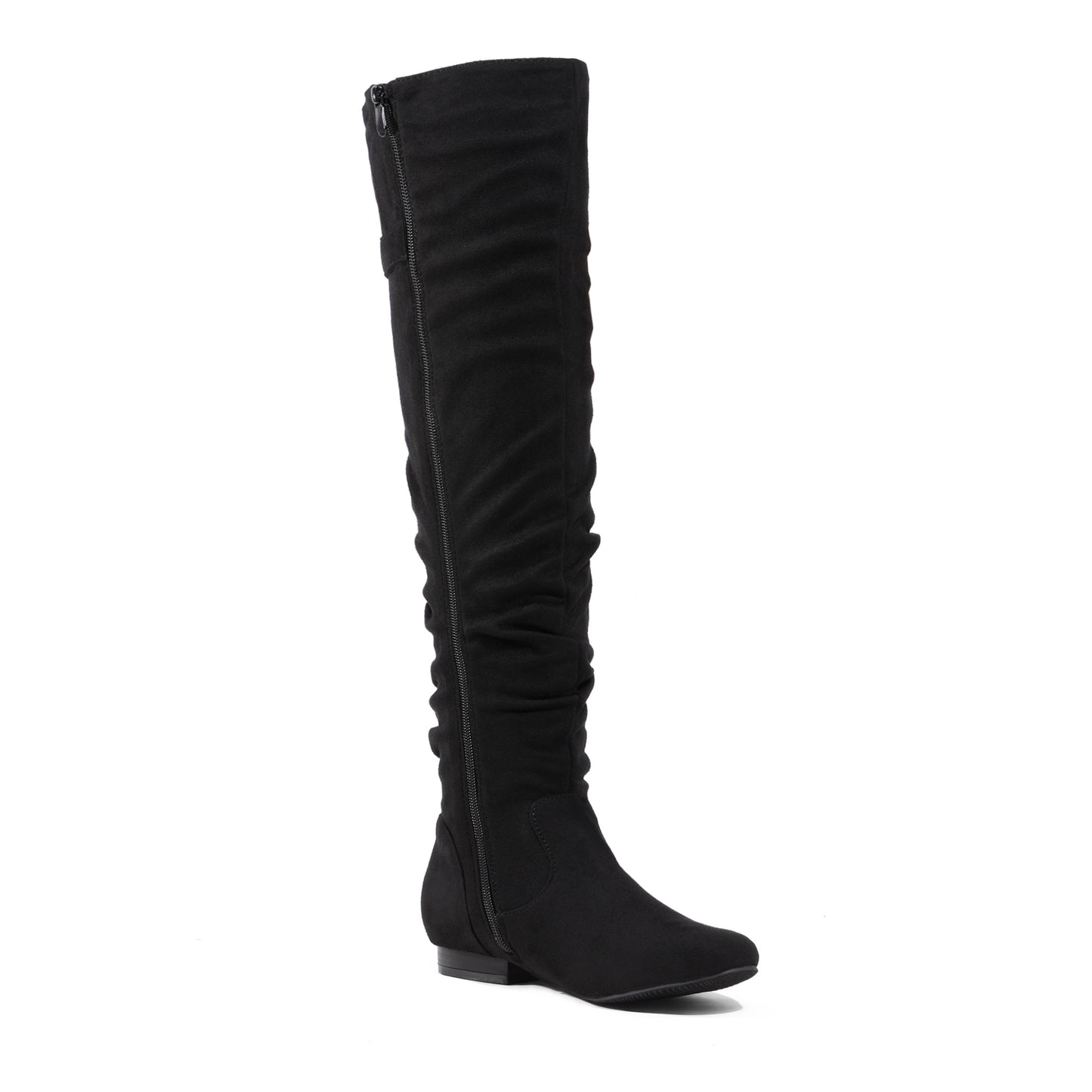 DREAM PAIRS Women's Suede Over The Knee Thigh High Winter Boots, Women shoes, comfortable Walkable Style shoes for women, over-the-knee boots for women, Knee length Autumn Winter Boots