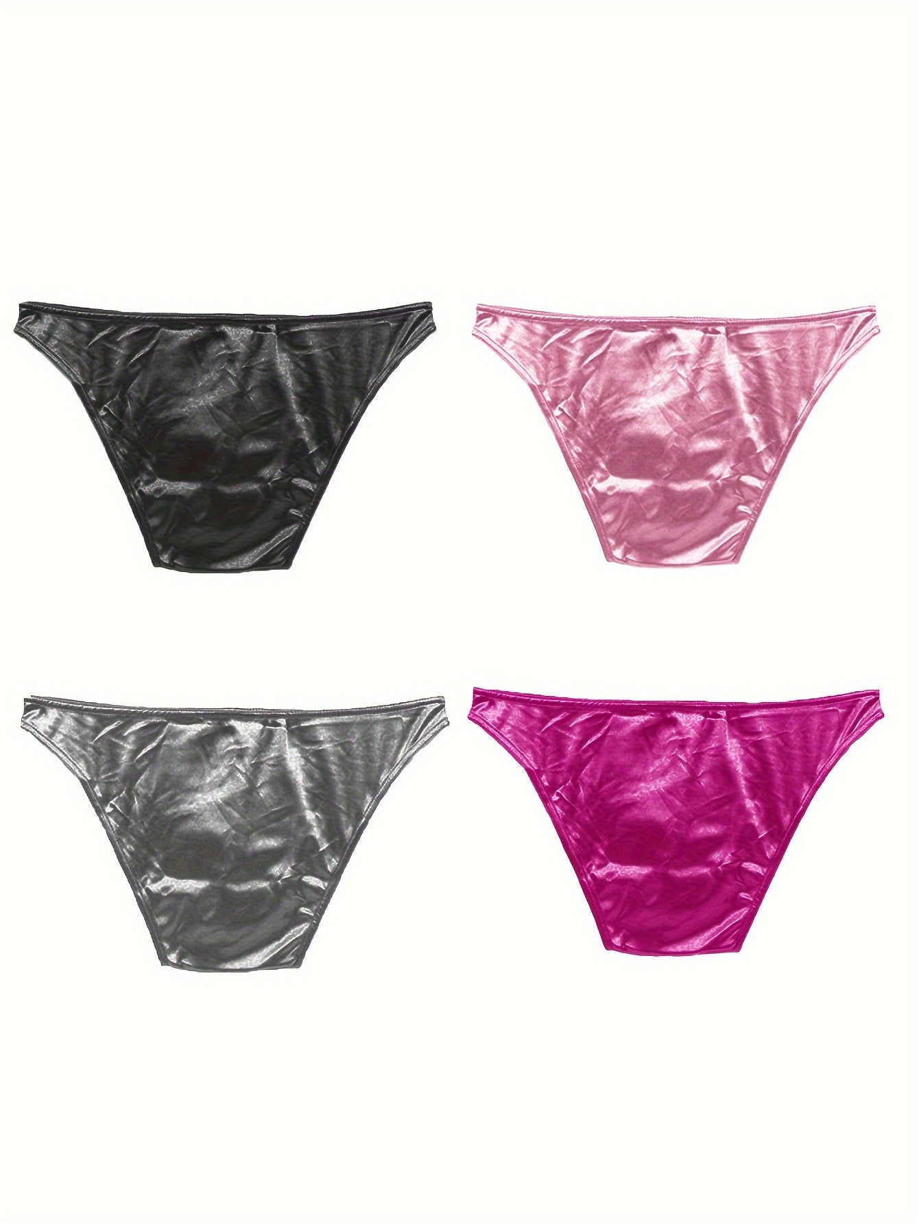 4pcs/Order Men Briefs Sexy Plus Size Men's Underwear Y S/M/L/XL/2XL/3XL