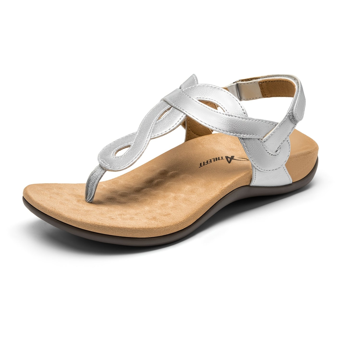 Women's Arch Support Sandals Flat Sandals Adjustable Comfort Walking Sandals, Women Shoes