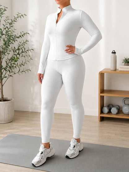Summer Women'S Two-piece Set, Fashionable, Lightweight And Breathable Camouflage Sports Outfit, For Casual Outdoor Wear