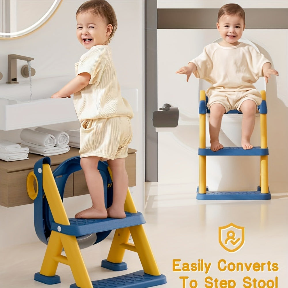 Potty Training Seat - Soft Toilet Steps 2-In-1