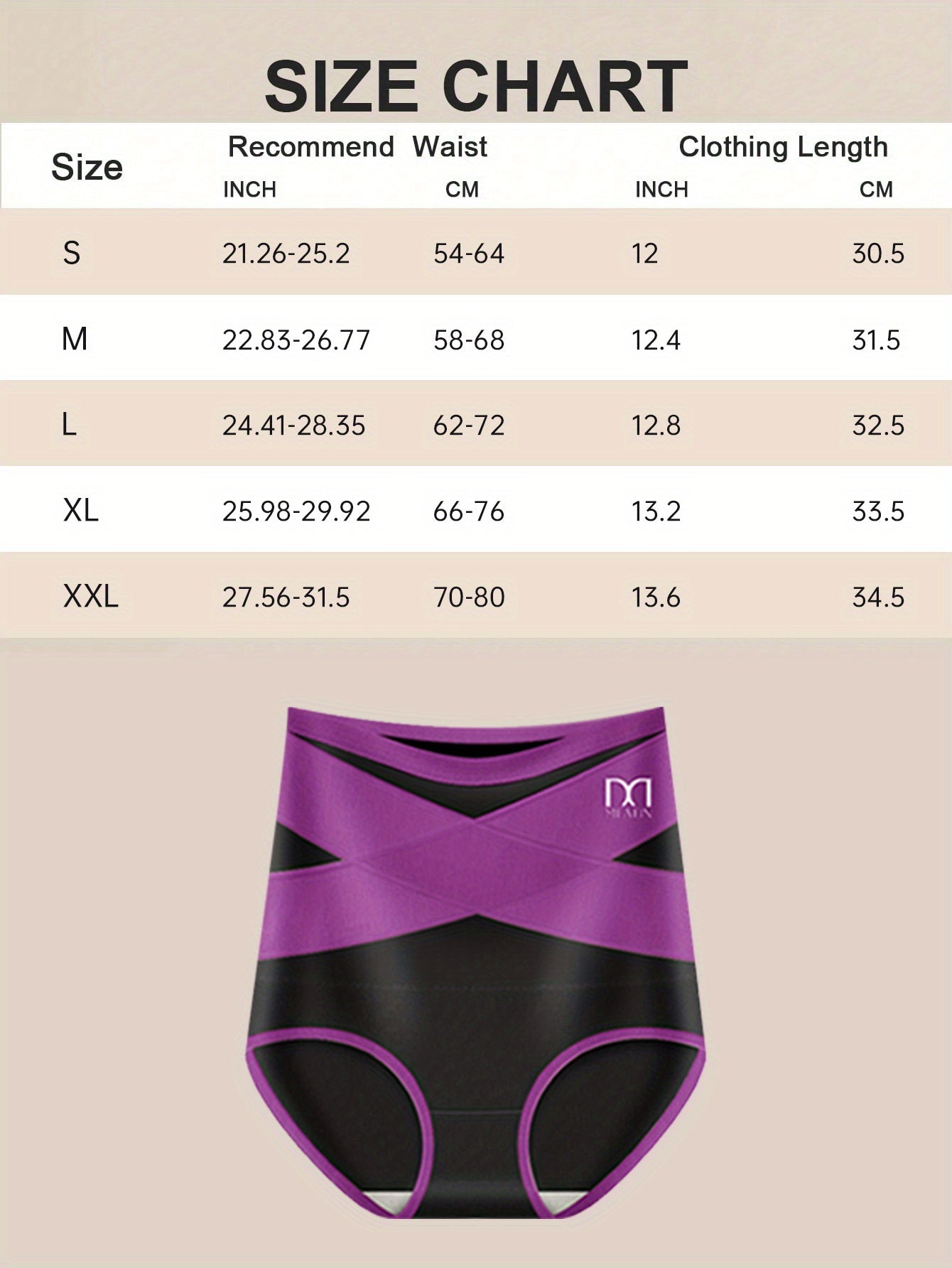 Women's Mixed Color High-Waist Shorts - product view 14