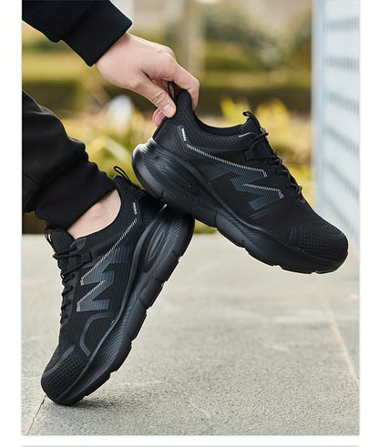 Men's Industrial Safety Work Shoes - Slip-Resistant, Steel Toe Protection, for Construction, Factory, Gym, Everyday - Warehouse Footwear, Modern Workwear, Outdoor Laborers