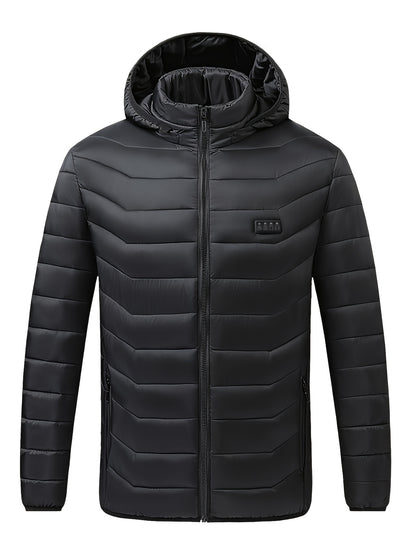 Smart Heated Jacket for Men And Women, Suitable for Outdoor Sports And Fishing, Featuring USB Electric Heating And Adjustable Temperature (Power Source Not Included).