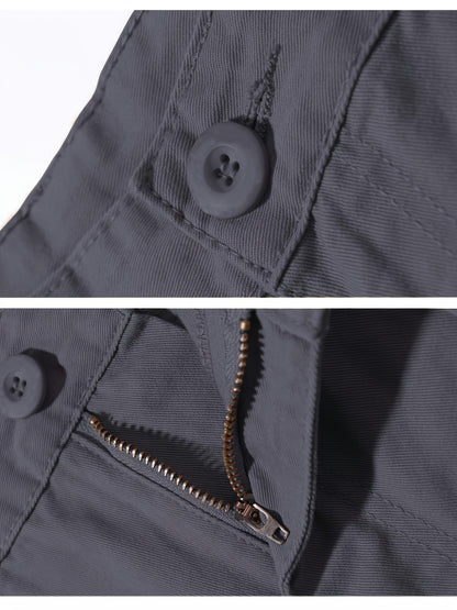 Men's Khaki 6-pocket Casual Pants