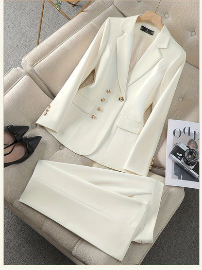 Spring And Autumn Women'S Clothing with Elegant, Stylish, And Tailored Design, Suitable for Administrative, Business, Commuting, Workwear, And Professional Suits