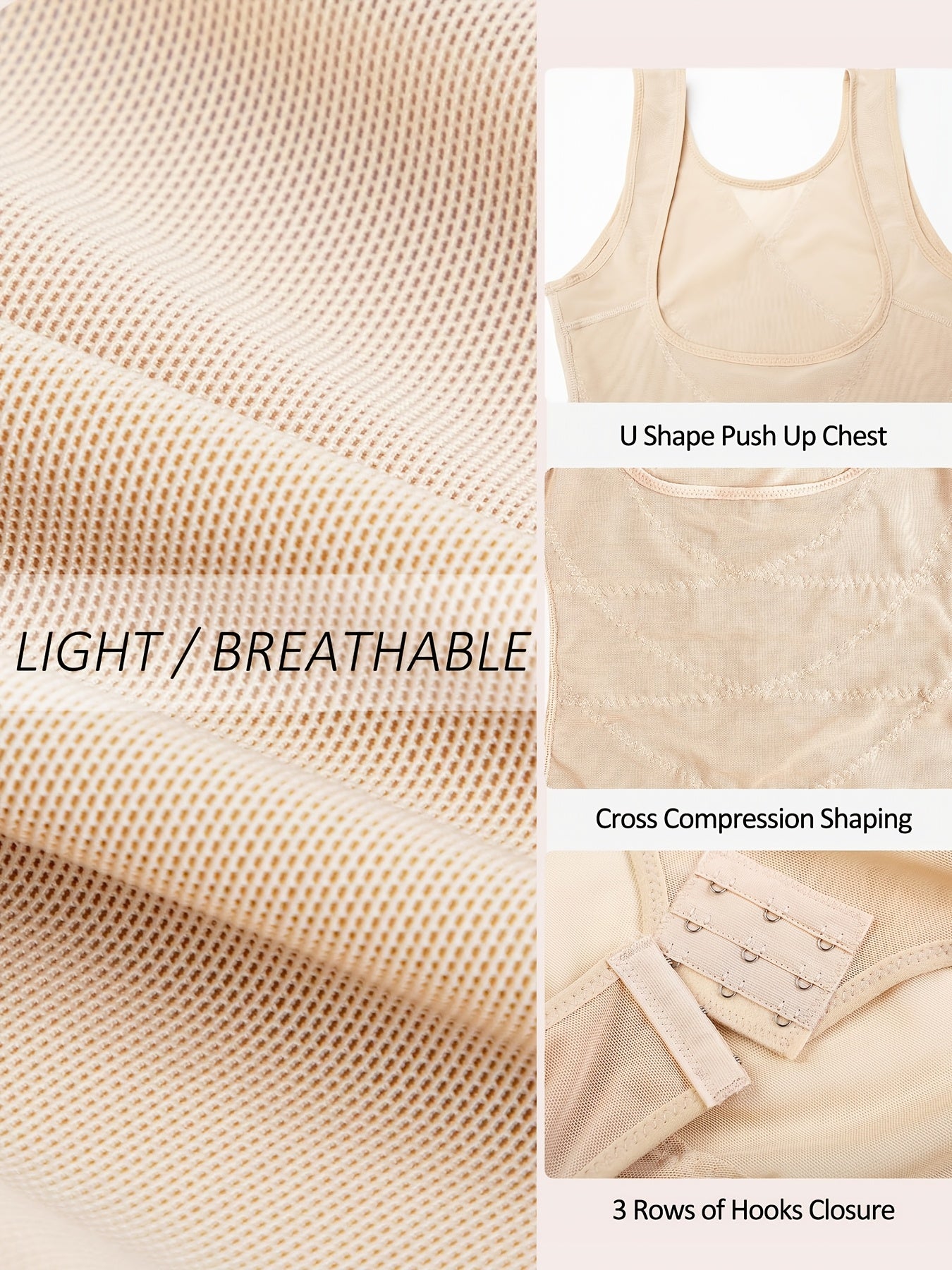 2pcs Women'S Shapewear Bodysuit Tummy Control Butt Lifting High Waist