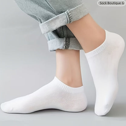 Women's Solid Color Socks - Breathable Multi-Pack