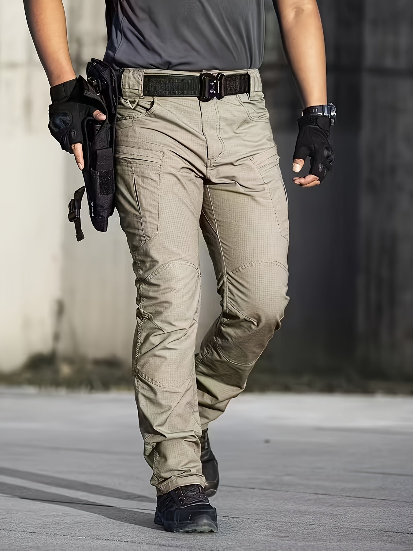 Men'S Tactical Cargo Pants with Multi-Pocket Design (Includes A Belt) - Durable Quick-Dry Outdoor Hiking, Camping, Workwear And Travel Pants - Straight-Leg Regular Fit Casual Tactical Gear, Camping Essentials, Breathable Material, Adventure