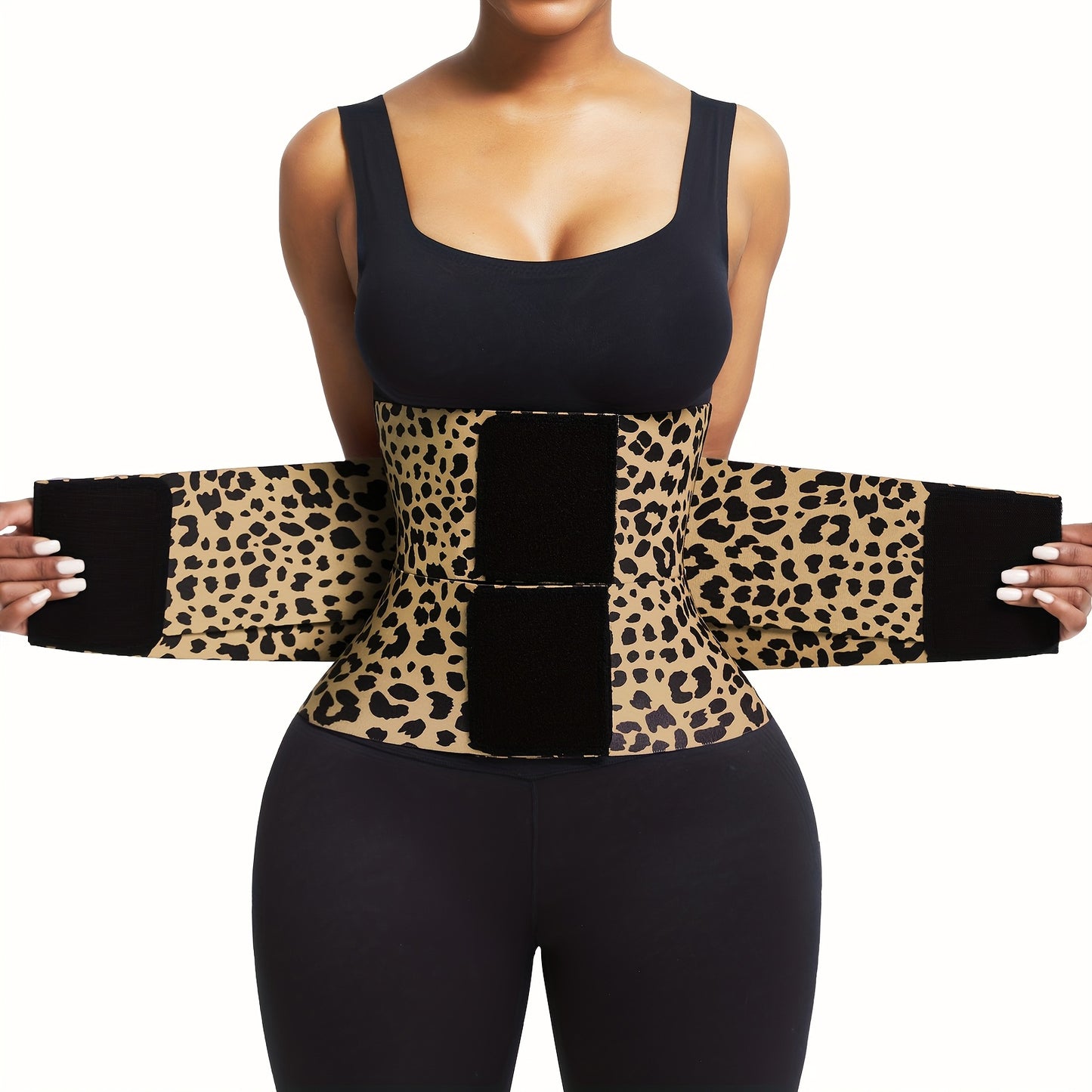 Women's Sauna High Compression Tummy Control Waist Trainer, with Triple-layer Adjustable Hook&loop Straps And High-elastic Fabric, Perfect Choice for Working Out Wearing