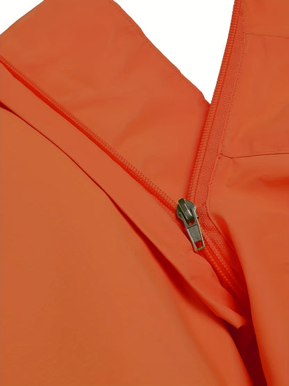 Men'S Rain Jacket Waterproof Lightweight Packable Raincoat Pullover Windbreaker with Hood for Hiking Running