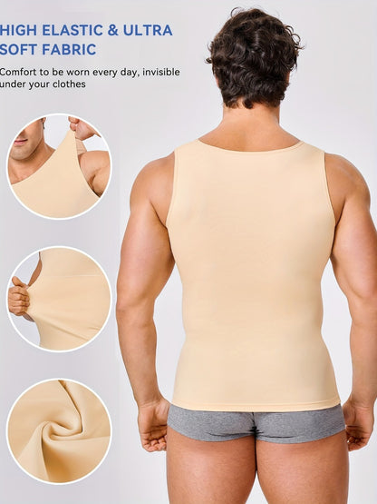 Men's Solid Color Tank Top - Sleeveless 855333
