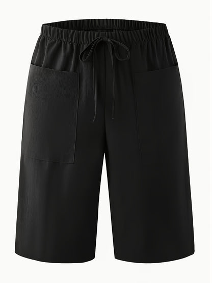 Women's Casual Shorts, Standard Size, Vacation Style Beach Shorts, Summer.
