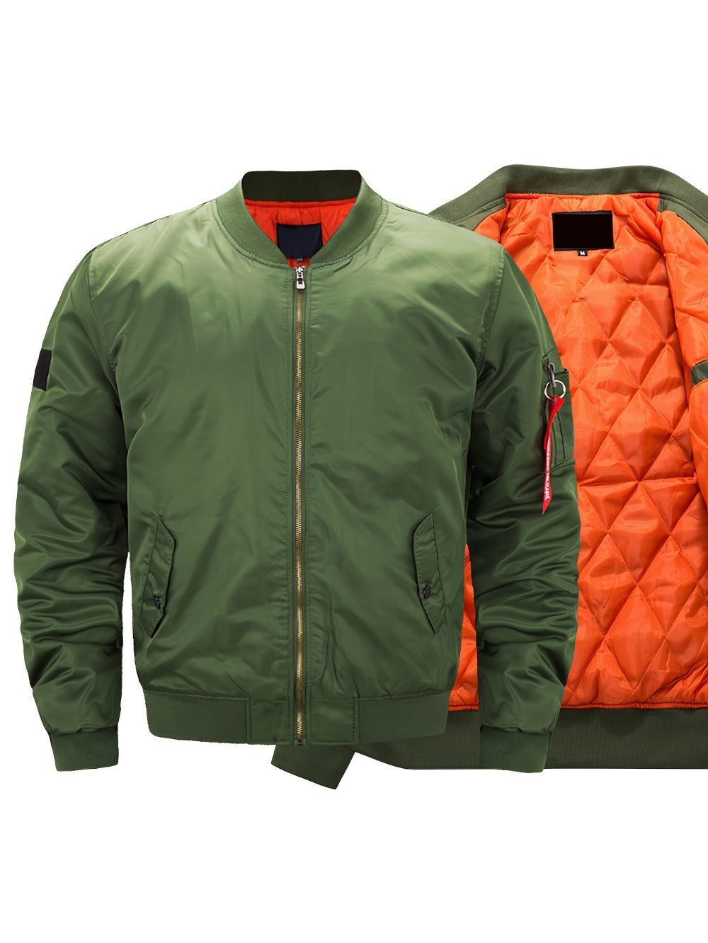 Men's Relaxed Zip-Up Coat