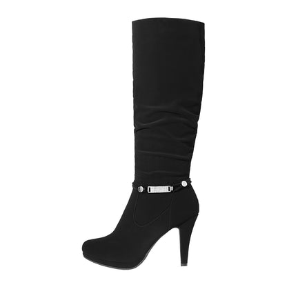 Women's High Heels Over The Knee Boots Thigh High Pointed Toe Stiletto Long Fall Sexy Boots Various Occasions Suitable for party, dance, shopping Casual Fashion Booties