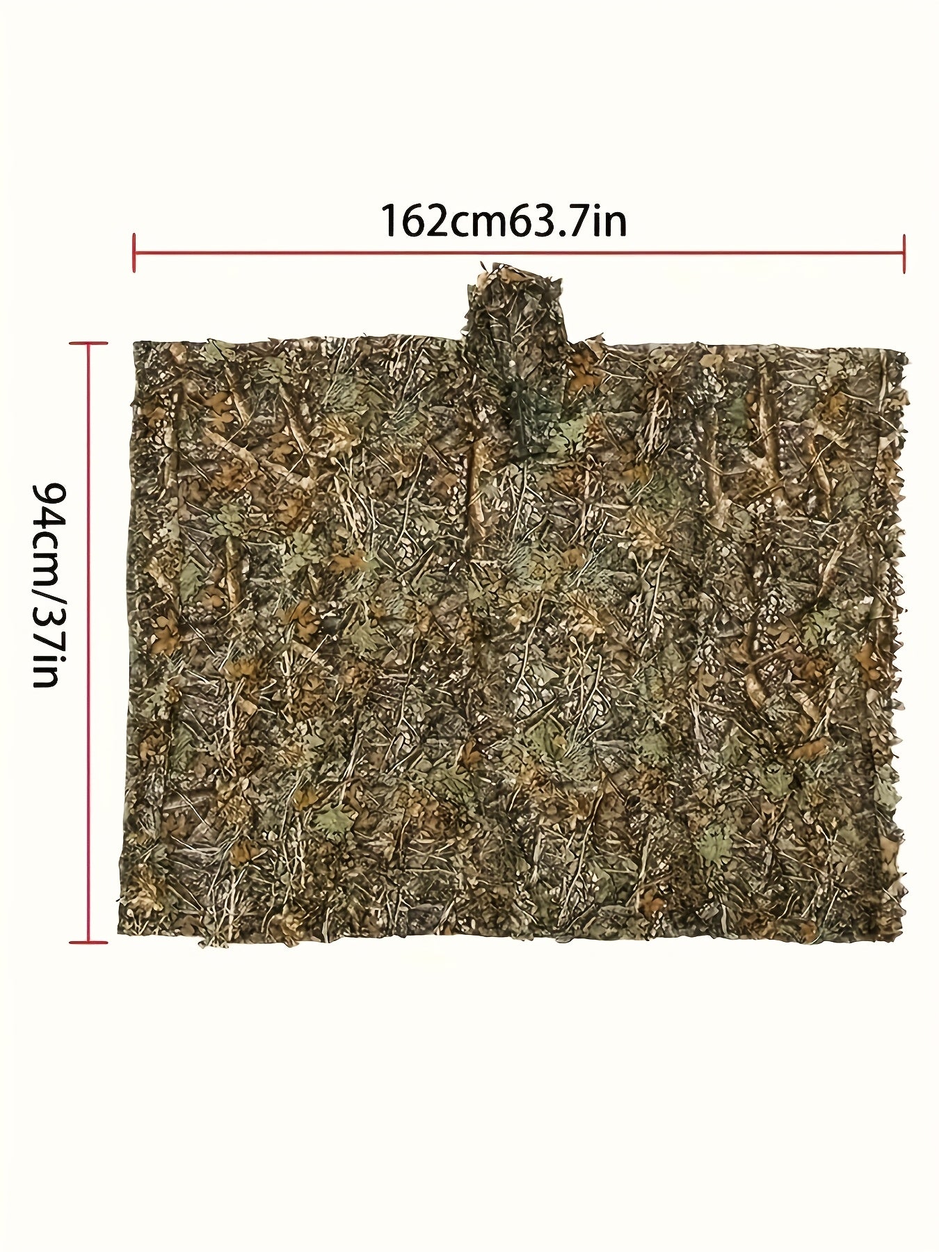 3D Maple Leaf Camouflage Suit, Survival Game, Net Hood, One Size Fits All Combat Costume, Camouflage Outfit, Very Suitable for Bird Watching, Hunting, Outdoor Activities, Lurking Games And Other Activities, S-XL Applicable